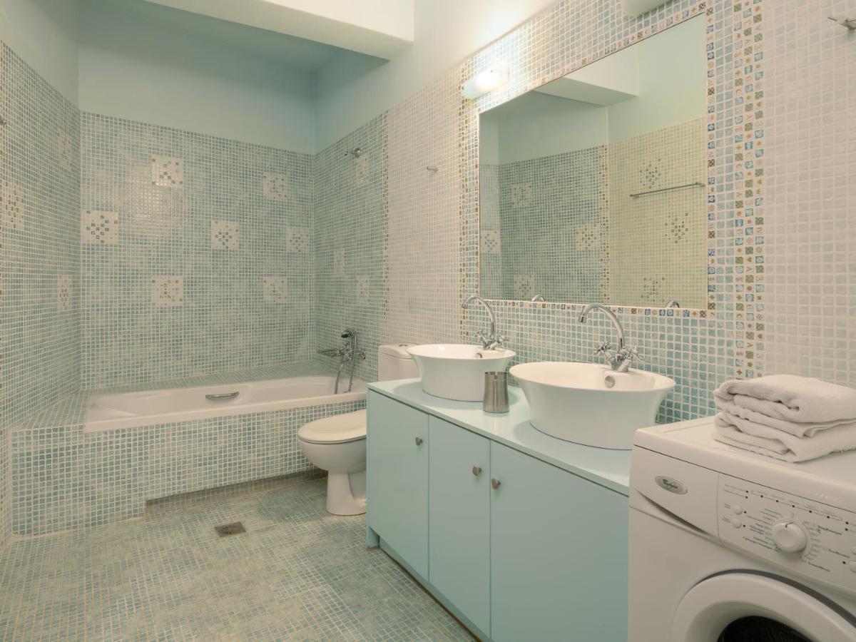 Family Villa Rousa In Rethymno With Pool, Bbq And Kids Area Loutra  Luaran gambar